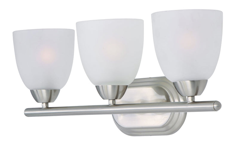 Axis 3 Light Bath Vanity in Satin Nickel