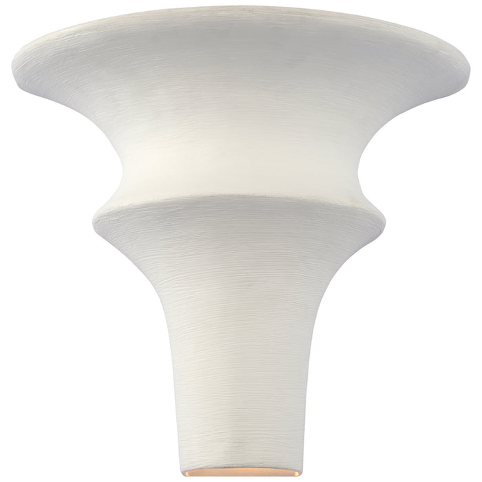 Lakmos LED Wall Sconce in Plaster White