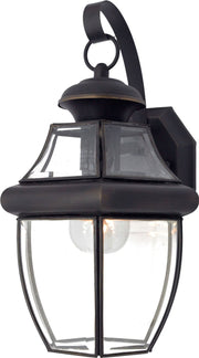 Newbury Medium Outdoor Wall Lantern in Medici Bronze