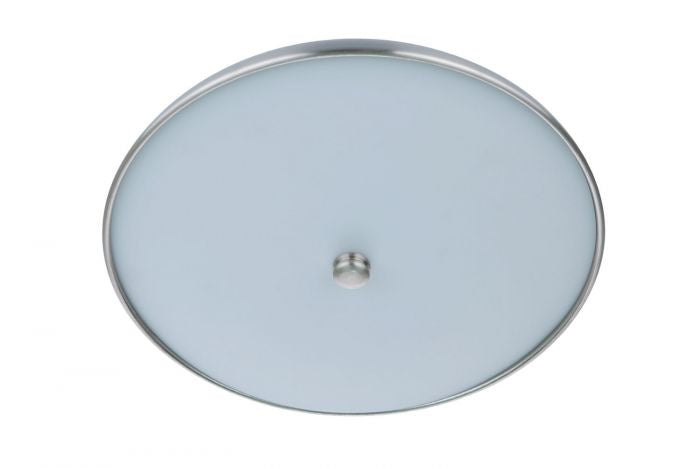 Soul LED Flushmount in Flat Black / Brushed Polished Nickel