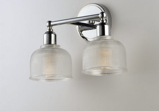 Hollow 2 Light Bath Vanity in Polished Chrome