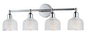 Hollow 4 Light Bath Vanity in Polished Chrome