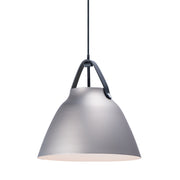 Nordic 14" Pendant in Black / Brushed Platinum