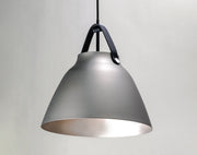 Nordic 14" Pendant in Black / Brushed Platinum