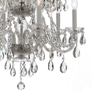 Traditional Crystal 12 Light 26.5" Chandelier in Polished Chrome