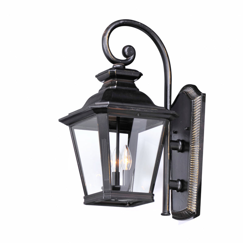 Knoxville 3 Light 22.5" Outdoor Wall Lantern in Bronze
