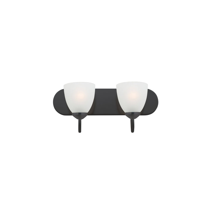Axis 2 Light Strip Bath Vanity in Black