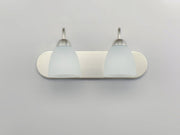 Axis 2 Light Strip Bath Vanity in Satin Nickel