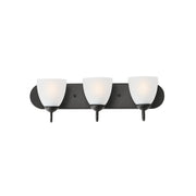 Axis 3 Light Strip Bath Vanity in Black