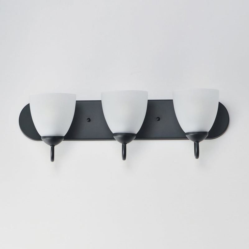 Axis 3 Light Strip Bath Vanity in Black