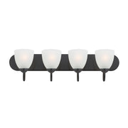 Axis 4 Light Strip Bath Vanity in Black
