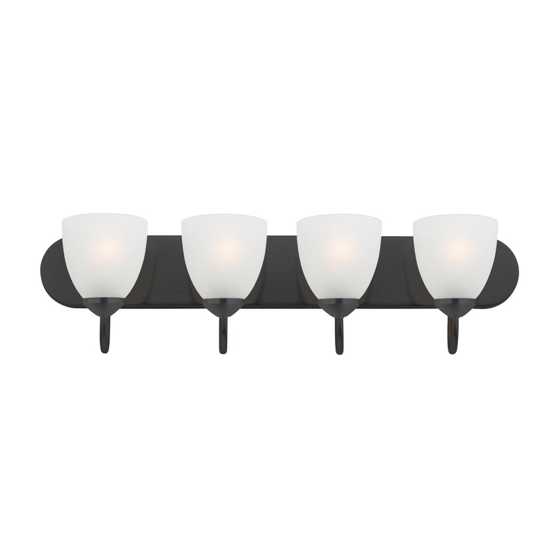 Axis 4 Light Strip Bath Vanity in Black