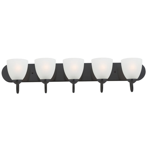 Axis 5 Light Strip Bath Vanity in Black