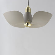 Poppy 18" Pendant (Model 11392) in Silver Gold / Satin Brass