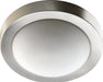 Transitional Ceiling Mount in Satin Nickel