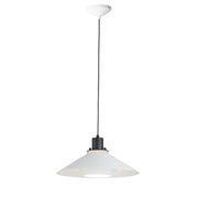 Oslo 15.75" Medium Pendant in Black / White