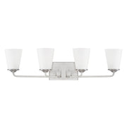 Braylon 4-Light Bath Vanity Light in Brushed Nickel