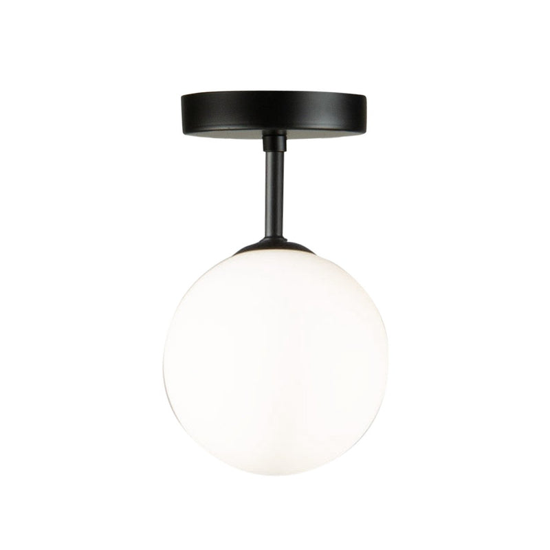 Comet Semi-Flush Mount in Semi Matte Black