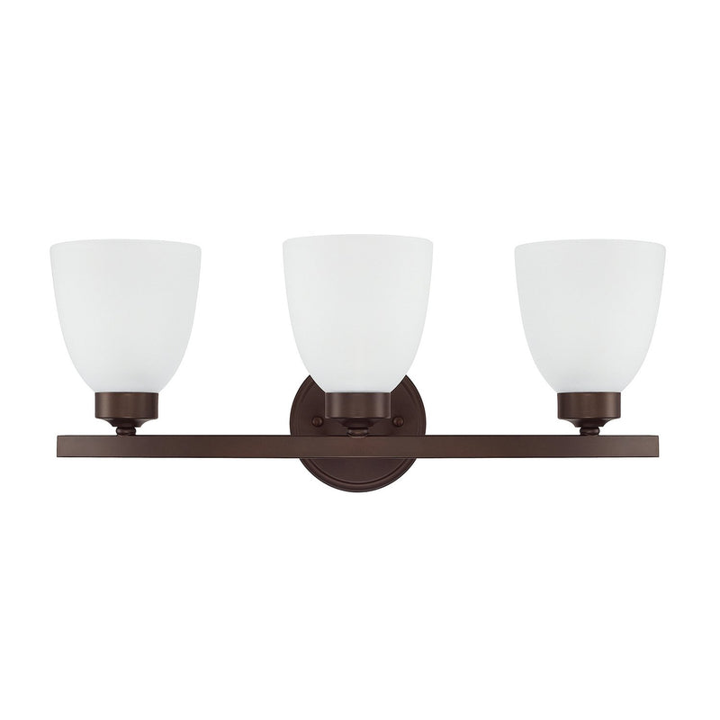 Jameson 3-Light Bath Vanity Light in Bronze