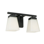 Baxley 2-Light Bath Vanity Light in Matte Black