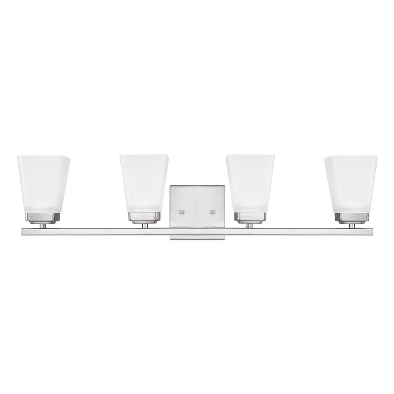 Baxley 4-Light Bath Vanity Light in Brushed Nickel