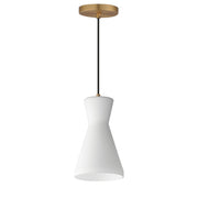 Sinch 6.5" Pendant in Natural Aged Brass