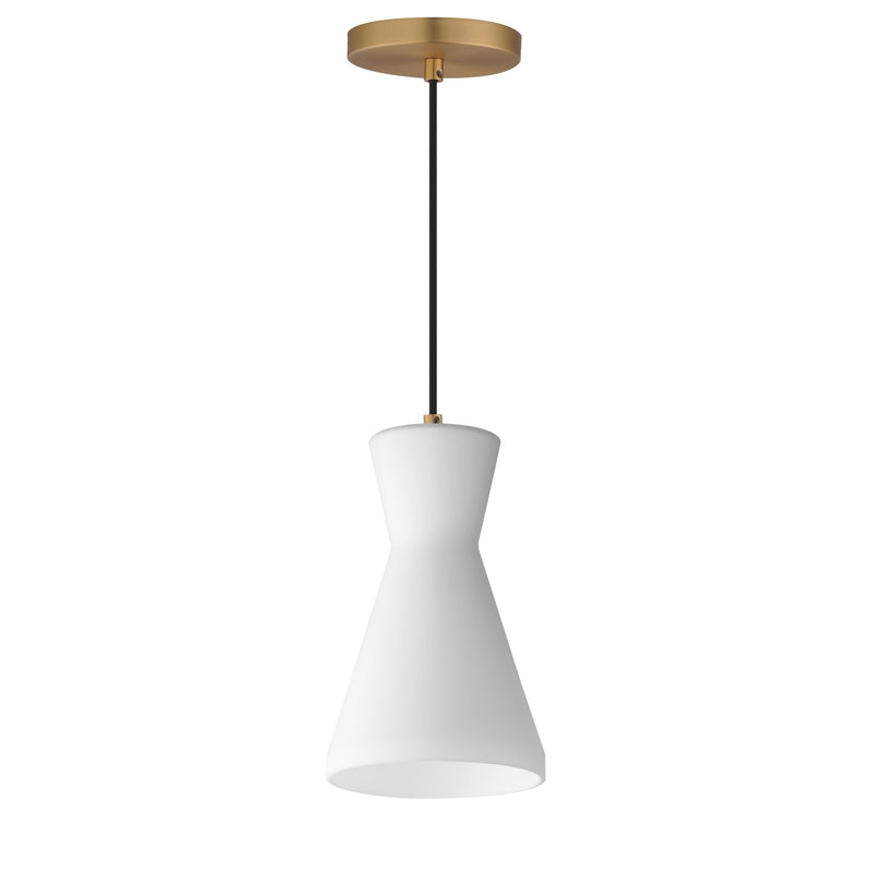 Sinch 6.5" Pendant in Natural Aged Brass