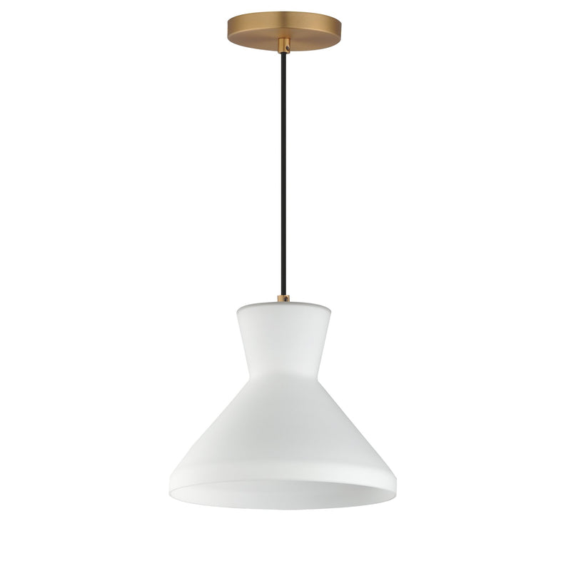 Sinch 10" Pendant in Natural Aged Brass