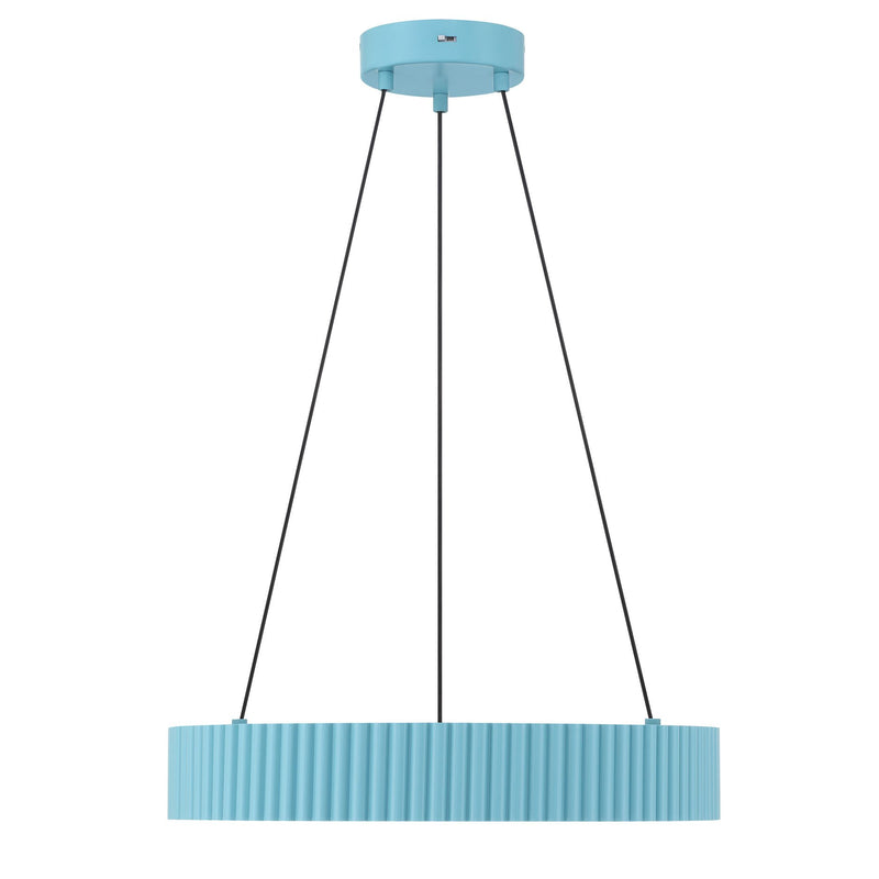 Sashay LED Pendant in Sky Blue