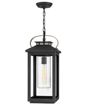 Atwater Outdoor Hanging Lantern in Black