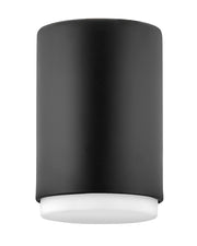 Cedric Tall 5.25" Flush Mount in Black
