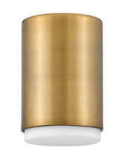 Cedric One Light Flush Mount in Lacquered Brass - Lamps Expo