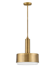 Cedric 2-Light Pendant in Lacquered Brass
