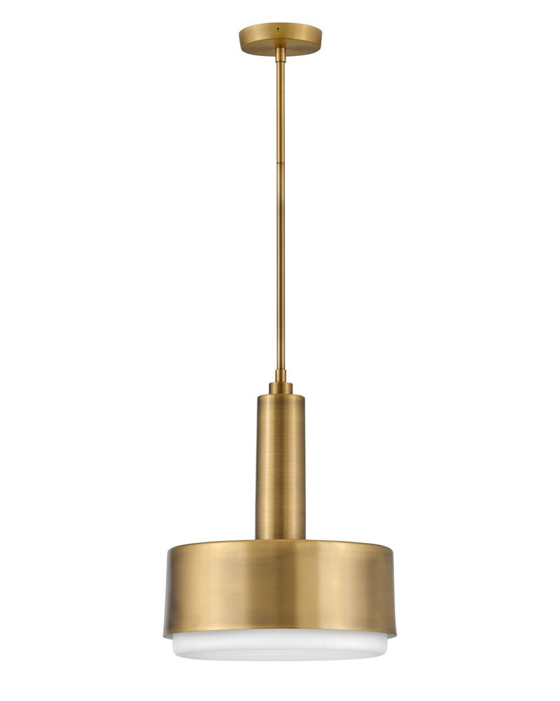 Cedric 2-Light Pendant in Lacquered Brass