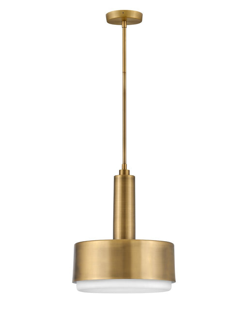 Cedric 2-Light Pendant in Lacquered Brass