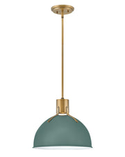 Argo 14" Pendant in Sage Green