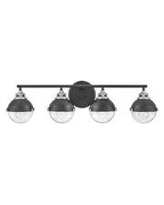 Fletcher 4-Light Bath Vanity Light in Black