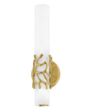 Lyra LED Bath Sconce in Lacquered Brass