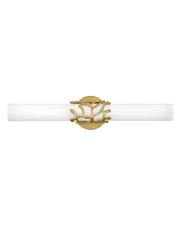 Lyra 22.5" LED Bath Vanity Light in Lacquered Brass