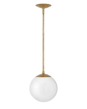 Warby Mini Pendant in Heritage Brass