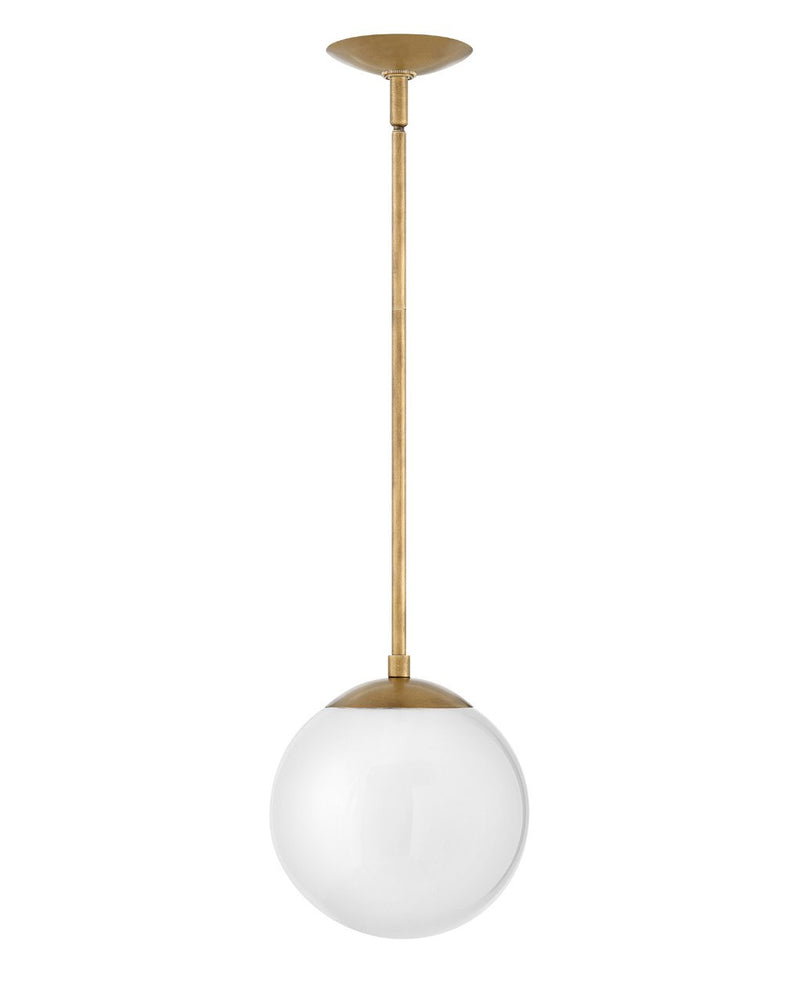 Warby Mini Pendant in Heritage Brass