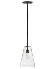 Vance Mini Pendant in Satin Black