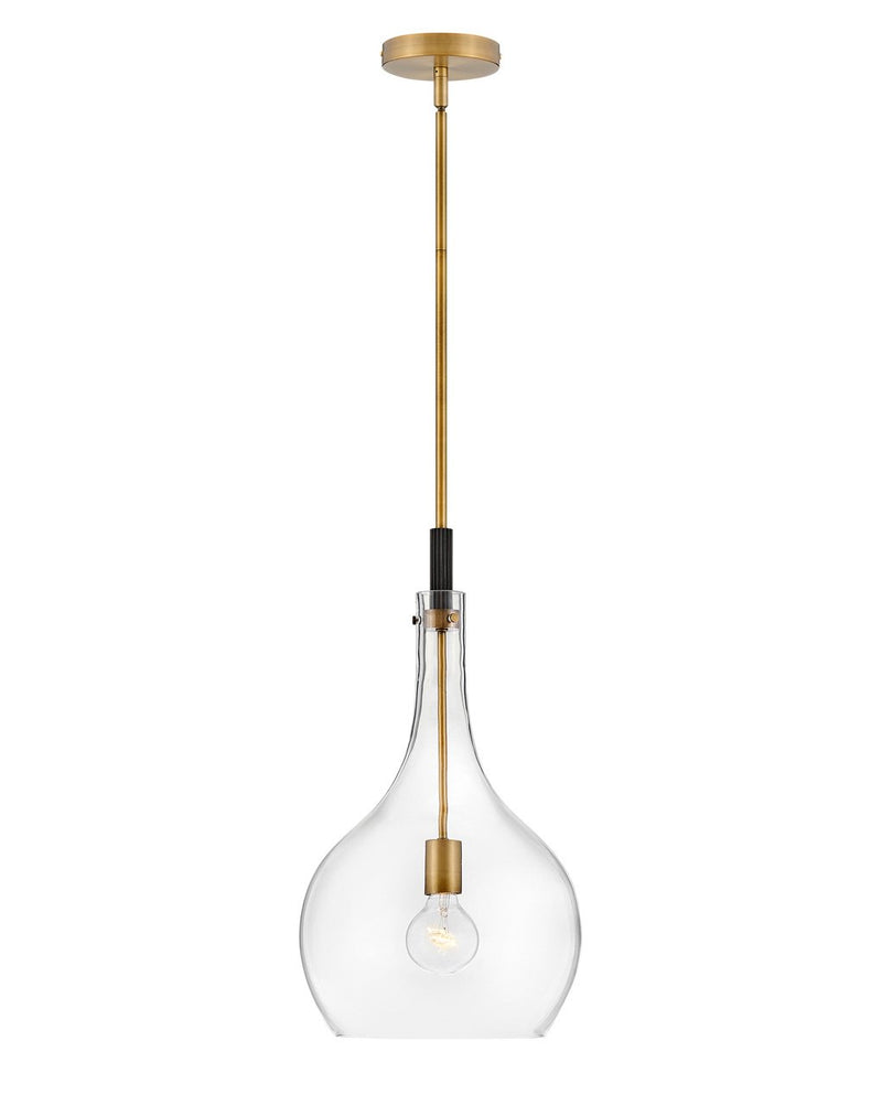 Ziggy Pendant in Heritage Brass