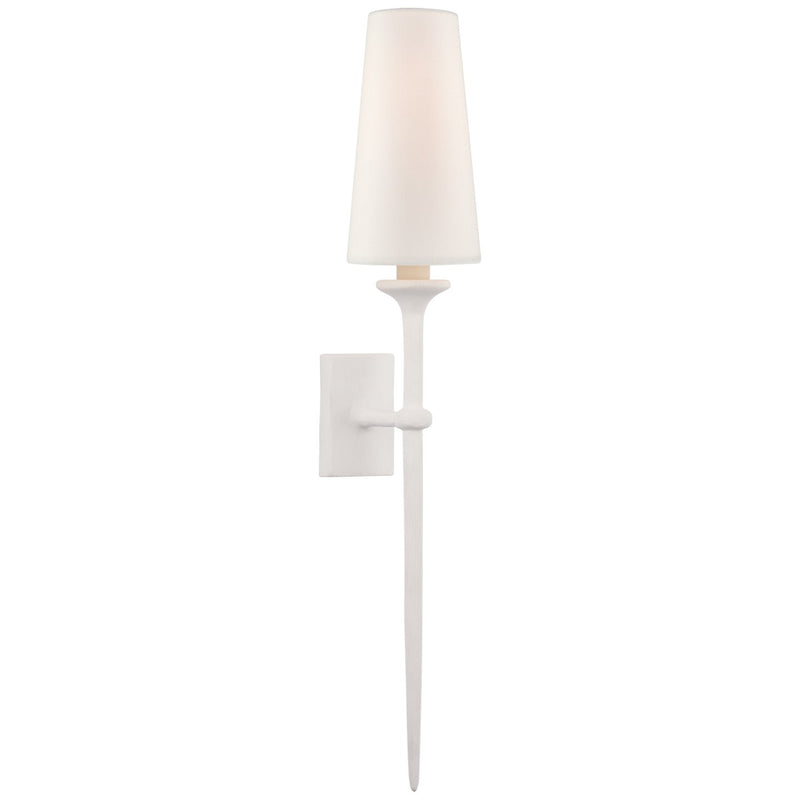 Iberia Single Wall Sconce in Plaster White