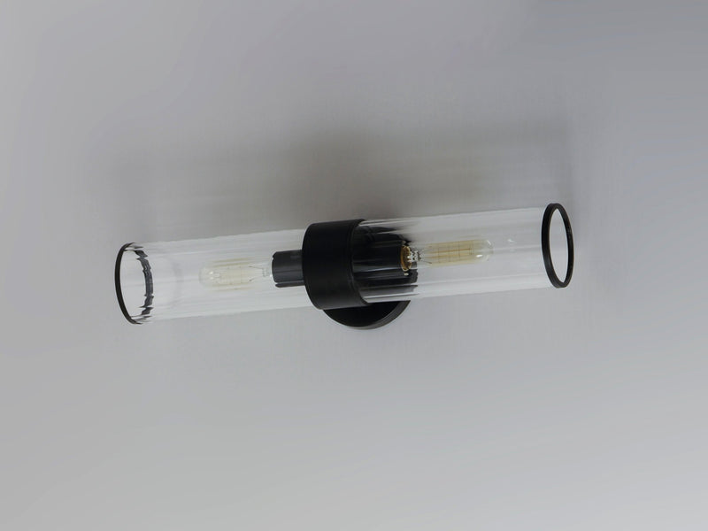Crosby 2 Light Wall Sconce in Black