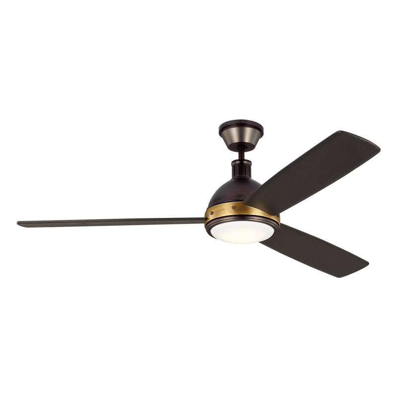 Hicks 60" LED Ceiling Fan in Deep Bronze