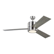 Vision 56" LED Ceiling Fan in Brushed Steel