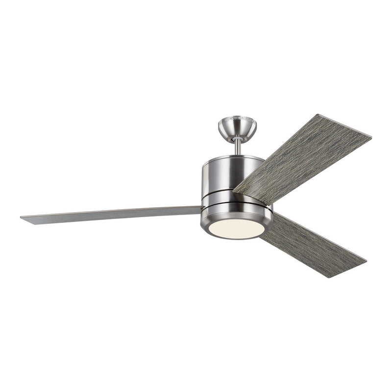 Vision 56" LED Ceiling Fan in Brushed Steel