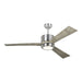 Vision 52 52" Ceiling Fan in Brushed Steel