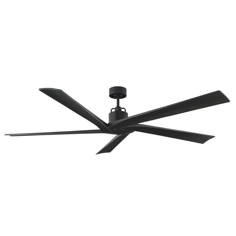 Aspen 70" Ceiling Fan in Midnight Black with Midnight Black Blades